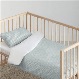 Housse de couette pour berceau Kids&Cotton Vichy 100 x 120 cm