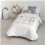 Housse de Couette Kids&Cotton Vikram Blanc 155 x 220 cm