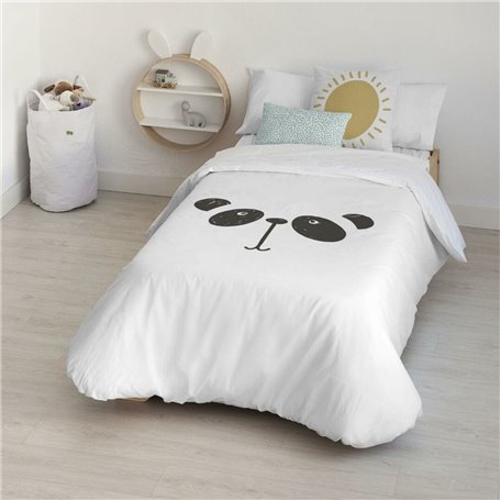 Housse de Couette Kids&Cotton Inder Noir 155 x 220 cm