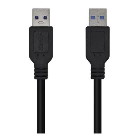 Câble USB Aisens A105-0446 Noir 1 m (1 Unité)