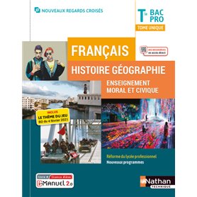 Français Histoire-Géographie EMC Term Bac pro - Livre + Licence élève (Regards croisés) - 2021