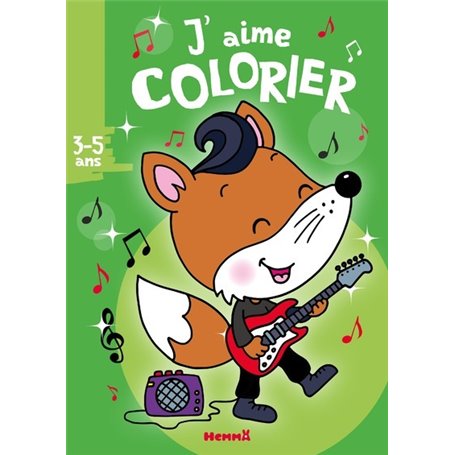 J'aime colorier (3-5 ans) (Renard rocker)