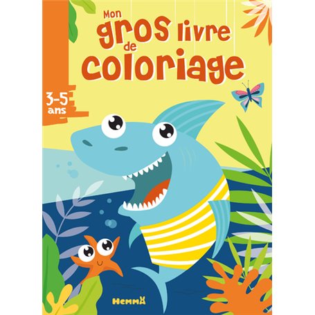 Mon gros livre de coloriage (Requin)