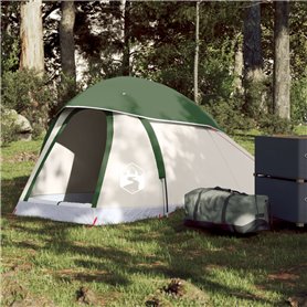 vidaXL Tente de camping à dôme 1 personne vert imperméable