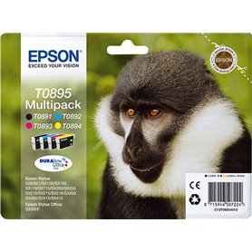 Epson Monkey Multipack "Singe" 4 couleurs - Encre DURABrite Ultra noire