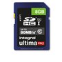 Integral 8GB ULTIMAPRO SDHC/XC 80MB CLASS 10 UHS-I U1 8 Go SD