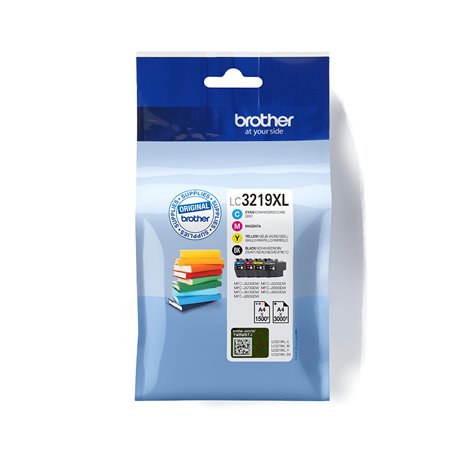 Brother LC3219XLVALBP Cartouche de toner 4 pièce(s) Original Noir