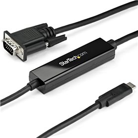 StarTech.com Adaptateur USB-C vers VGA 1m - Câble Vidéo Actif USB Type C vers VGA - 1920x1200/1080p - Compatible Thunderbolt 3 -