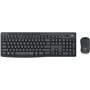 Logitech MK295 Silent Wireless Combo clavier Souris incluse USB QWERTY Nordique Graphite