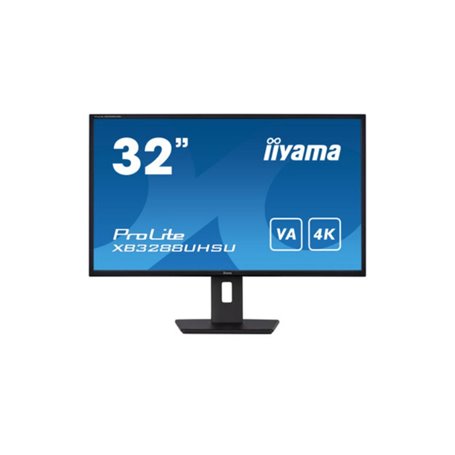 iiyama ProLite XB3288UHSU-B5 écran plat de PC 80 cm (31.5") 3840 x 2160 pixels 4K Ultra HD LCD Noir