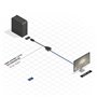 Lindy 41004 câble vidéo et adaptateur 0,15 m DisplayPort DVI-D Noir