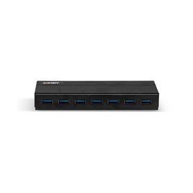 Lindy 43228 hub & concentrateur USB 3.2 Gen 1 (3.1 Gen 1) Type-A 5000 Mbit/s Noir