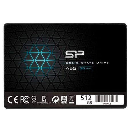 Silicon Power Ace A55 2.5" 512 Go Série ATA III 3D TLC