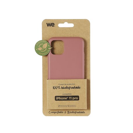 ***WE Coque de protection BIODEGRADABLE APPLE IPHONE 11 PRO Fushia