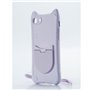 ***WE Coque de protection CHAT APPLE IPHONE 7 / 8 / SE 2020 Violet