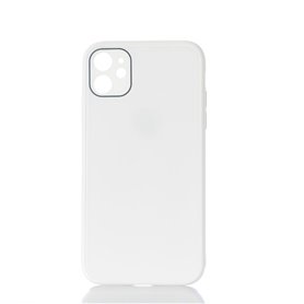 ***WE Coque de protection GLASS APPLE IPHONE 11 Blanc