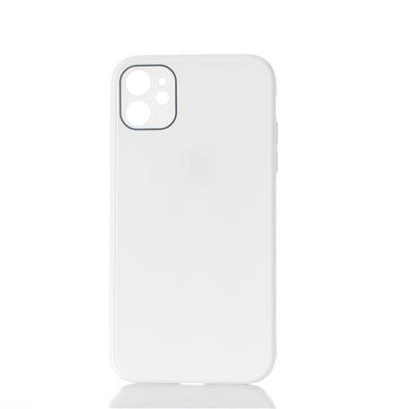 ***WE Coque de protection GLASS APPLE IPHONE 11 Blanc