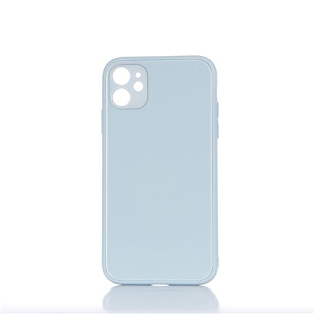 ***WE Coque de protection GLASS APPLE IPHONE 11 Gris