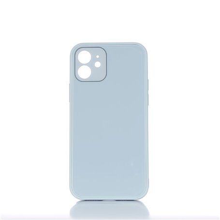 ***WE Coque de protection GLASS APPLE IPHONE 12 Gris