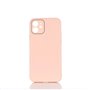 ***WE Coque de protection GLASS APPLE IPHONE 12 Rose poudr