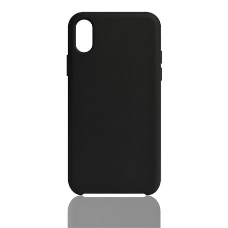 ***We Coque de protection SILICONE RIGIDE APPLE IPHONE XR Noir