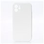 ***We Coque de protection SILICONE APPLE IPHONE 12 Blanc