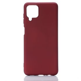 ***We Coque de protection SILICONE SAMSUNG GALAXY A12 Bordeaux