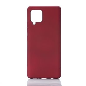 ***We Coque de protection SILICONE SAMSUNG GALAXY A42 Bordeaux