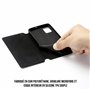 ***WE Etui folio CLASSIQUE XIAOMI REDMI NOTE 9 Noir