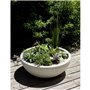 EDA Pot vasque Graphit Ø59cm - Contenance 39L - Blanc cérusé