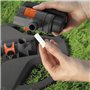 GARDENA Arroseur oscillant AquaZoom Compact  Surface 216m²  Portée 18m max  Résistant UV et gel  Garantie 5 ans (187