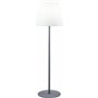 Lampadaire lumineux extérieur - LUMISKY - 150cm - Acier et polyéthylene - Blanc froid