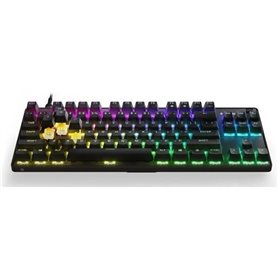 Clavier Gaming - AZERTY - STEELSERIES - Apex 9 TKL FR - Sans Pavé Numérique - Rétroéclairé - Noir