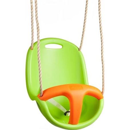 Siege bébé vert et orange BABY'K - pour portique 1
