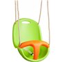 Siege bébé vert et orange BABY'K - pour portique 1