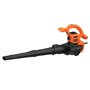 Aspirateur Souffleur Broyeur filaire 2600W BLACK+DECKER BEBL260-QS - Capacité 40L Volume d'aspiration 11,8m3/min