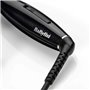 Brosse Chauffante Babyliss HSB101E - Brosse Chauffante Lissante - Céramique - 3 Températures - Pivot - Noir