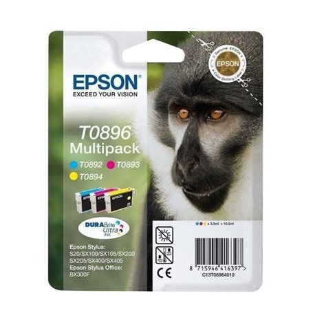 Epson Monkey Multipack "Singe" 4 couleurs - Encre DURABrite Ultra noire