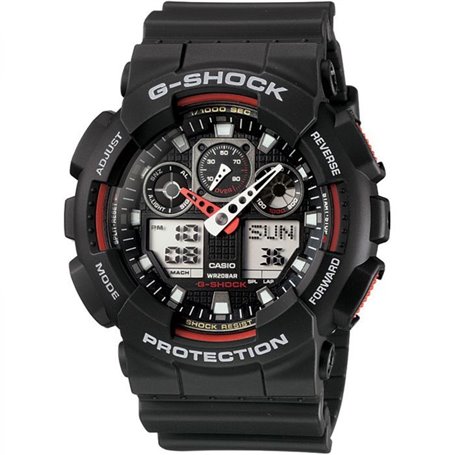 CASIO G-Shock Montre GA-100-1A4ER Quartz