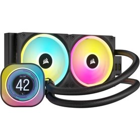 Water Cooling - CORSAIR - iCUE LINK H100i LCD AIO - Radiateur 240mm - Refroidissement Liquide pour CPU