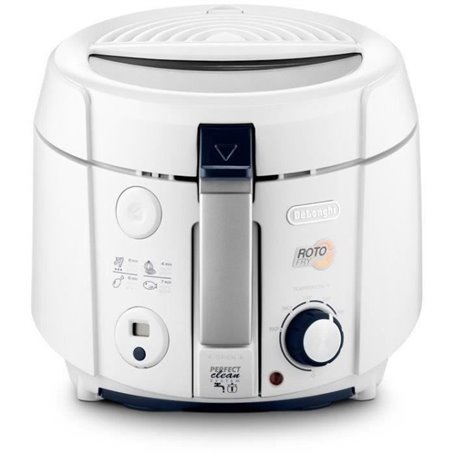 DELONGHI F38436 Friteuse électrique classique RotoFry - Blanc