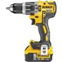 DEWALT Perceuse Visseuse a Percussion Sans Fil Brushless XR 18V Li-Ion 5Ah avec Coffret TSTAK, 2 Batteries et Chargeur D