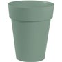 Pot de fleurs vase - EDA PLASTIQUE - Toscane mi-haut - Vert laurier - 44x53cm - 50L