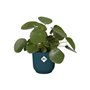 ELHO Vibes Fold Pot de fleurs rond Roues 35 - Bleu - Ø 35 x H 32 cm - intérieur - 100% recyclé