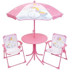 Mobilier de jardin - FUN HOUSE - Salon de jardin Licorne : Table H.46 x 46 cm