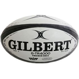 Ballon de rugby - GILBERT - G-TR4000 - Taille 4 - Noir