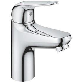 Mitigeur monocommande lavabo - GROHE Swift - 24318001 - Chromé - Taille S - Economie d'eau - Vidage clic clac