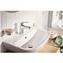 Mitigeur monocommande lavabo - GROHE Swift - 24316001 - Chromé - Taille S - Economie d'eau - Tirette et vidage