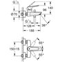 Mitigeur Bain / Douche Start - GROHE - 24206002 - Inverseur automatique - Mousseur économique - Chromé