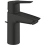 Mitigeur monocommande lavabo - GROHE Start - 242092432 - Noir mat - Taille S - Economie d'eau - Tirette et vidage